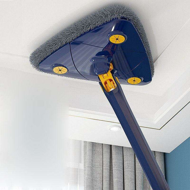 Versatile 360-Degree Telescopic Triangle Mop for Effortless Surface Cleaning