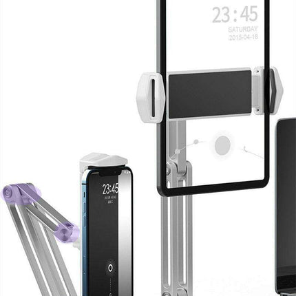 Versatile 360° Rotating Aluminum Stand for Tablets and Phones - Très Elite