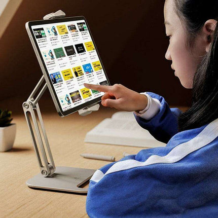 Versatile 360° Rotating Aluminum Stand for Tablets and Phones - Très Elite
