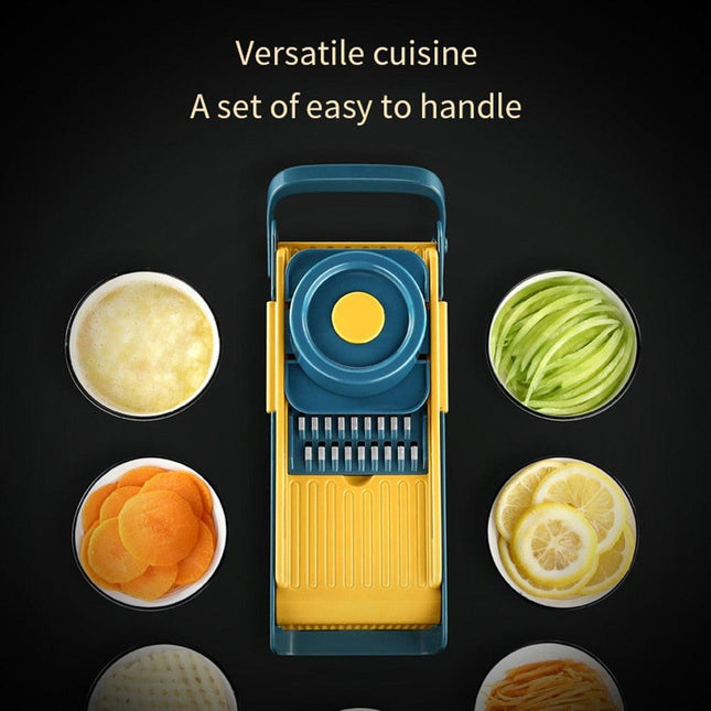 Versatile 5-in-1 Kitchen Vegetable Slicer and Chopper for Quick Meal Prep - Très Elite