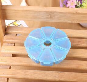 Versatile Clear Plastic Organizer Box with Adjustable Compartments for Crafts, Jewelry, and Tools