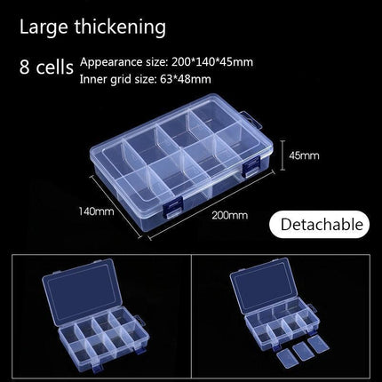 Versatile Jewelry Storage Organizer with 12 Adjustable Compartments - Très Elite
