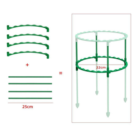 Versatile Plant Support Stake: Essential Tool for Thriving Gardens and Greenhouses - Très Elite