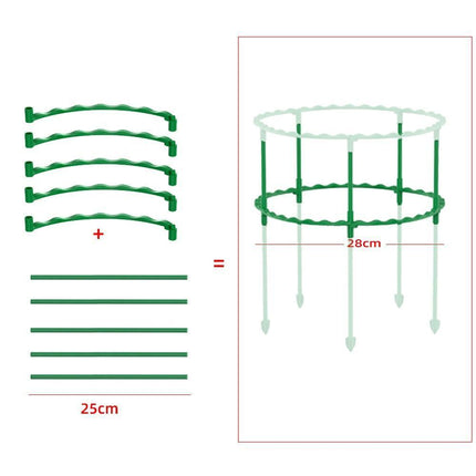 Versatile Plant Support Stake: Essential Tool for Thriving Gardens and Greenhouses - Très Elite