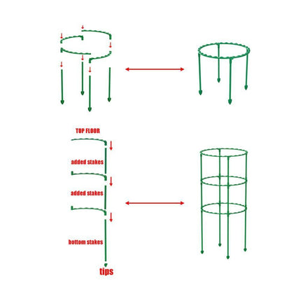 Versatile Plant Support Stake: Essential Tool for Thriving Gardens and Greenhouses - Très Elite