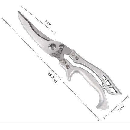 Versatile Precision Kitchen Scissors - Effortlessly Cut Through Meat, Bones, and Vegetables - Très Elite
