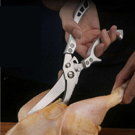 Versatile Precision Kitchen Scissors - Effortlessly Cut Through Meat, Bones, and Vegetables - Très Elite