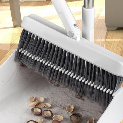 Versatile Space-Saving Broom and Dustpan Combo: Durable and Stylish Cleaning Solution - Très Elite