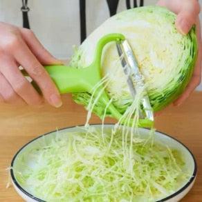 Versatile Stainless Steel 3-in-1 Peeling, Slicing, and Grating Tool for Effortless Meal Prep - Très Elite