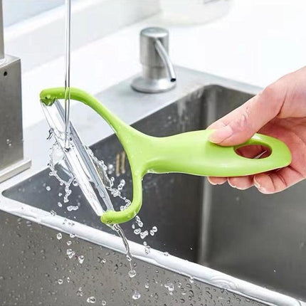 Versatile Stainless Steel 3-in-1 Peeling, Slicing, and Grating Tool for Effortless Meal Prep - Très Elite