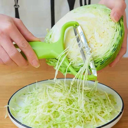 Versatile Stainless Steel 3-in-1 Peeling, Slicing, and Grating Tool for Effortless Meal Prep - Très Elite