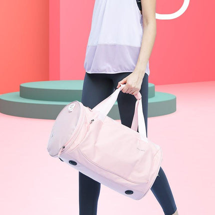 Versatile Waterproof Duffle Bag with Dedicated Shoe Compartment - Essential for Travel and Gym