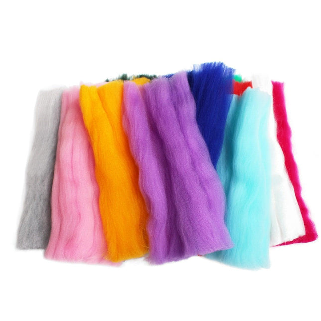 Vibrant 14-Color Fly Tying Yarn Set for Trout and Salmon Fishing Success