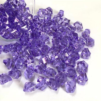 Vibrant 150-Piece Acrylic Crystal Gemstones Set for Creative Home Decor and Craft Projects - Très Elite