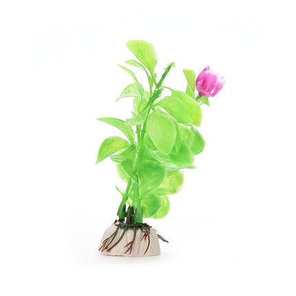Vibrant Aquatic Plant Decoration Set with Stable Weighted Base for Thriving Aquariums