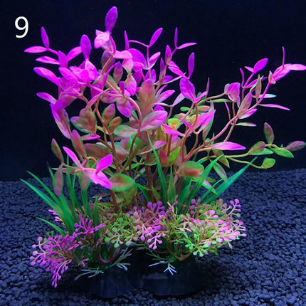 Vibrant Aquatic Plant Set: Lifelike Decor for Fish Tanks