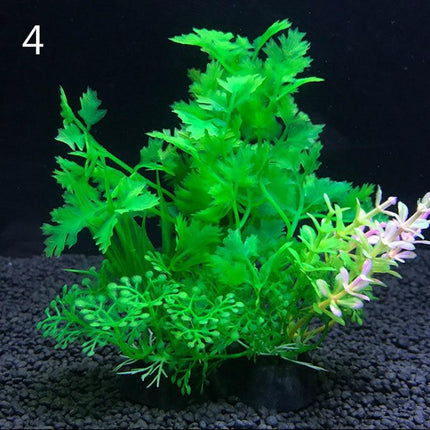 Vibrant Aquatic Plant Set: Lifelike Decor for Fish Tanks - Très Elite