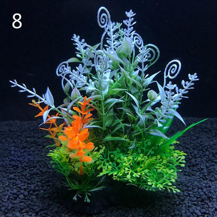 Vibrant Aquatic Plant Set: Lifelike Decor for Fish Tanks - Très Elite
