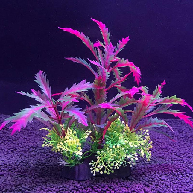 Vibrant Aquatic Plant Set: Lifelike Decor for Fish Tanks