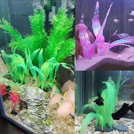 Vibrant Artificial Kelp Ornament for Aquatic Environments