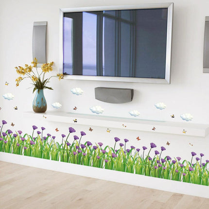 Vibrant Cornflower Butterfly PVC Wall Art - Natural Elegance for Home Decor - Très Elite