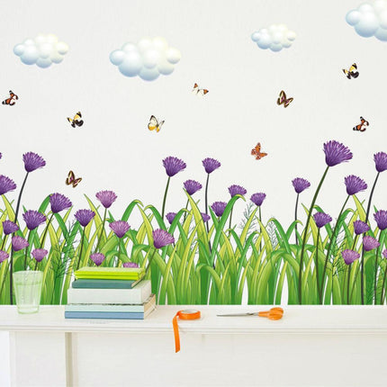 Vibrant Cornflower Butterfly PVC Wall Art - Natural Elegance for Home Decor - Très Elite
