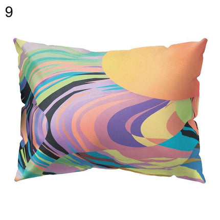 Vibrant Floral and Lemon Decorative Pillow Cover for Energetic Interiors