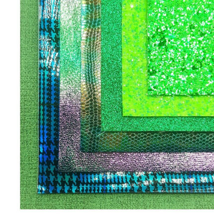 Vibrant Green Faux Leather Craft Sheets: Your Ultimate Creative Toolkit for Imaginative Projects - Très Elite