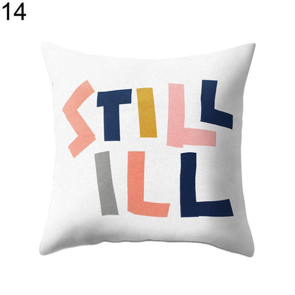 Vibrant Modern Art Pillow Cover for Stylish Interiors