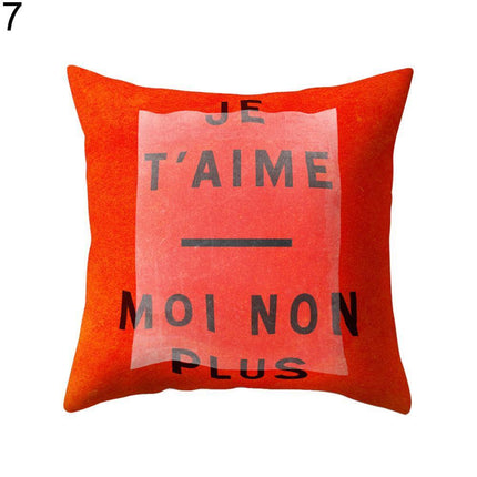 Vibrant Modern Art Pillow Cover for Stylish Interiors