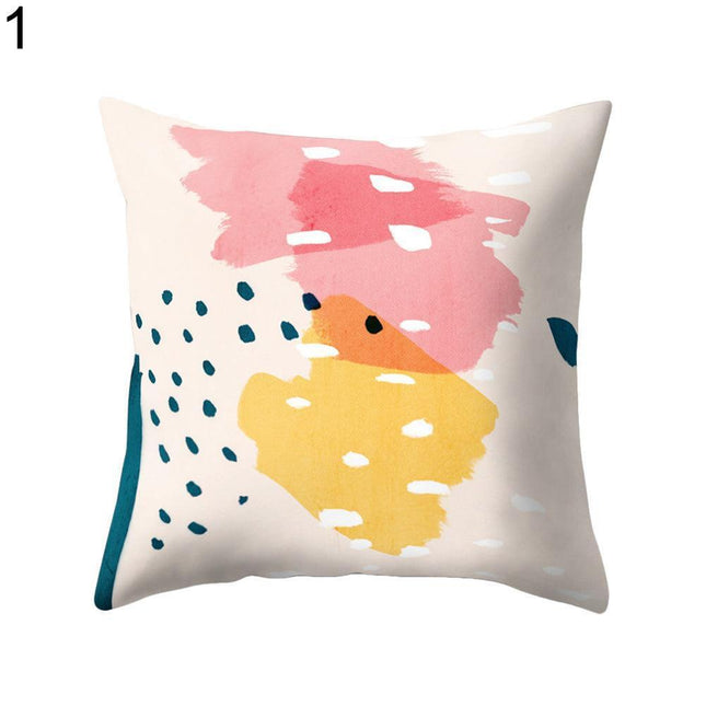 Vibrant Modern Art Pillow Cover for Stylish Interiors