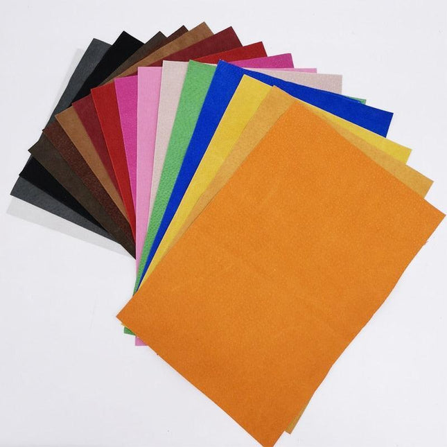 Vibrant Pig Split Suede Leather - Perfect for Crafting and DIY Projects