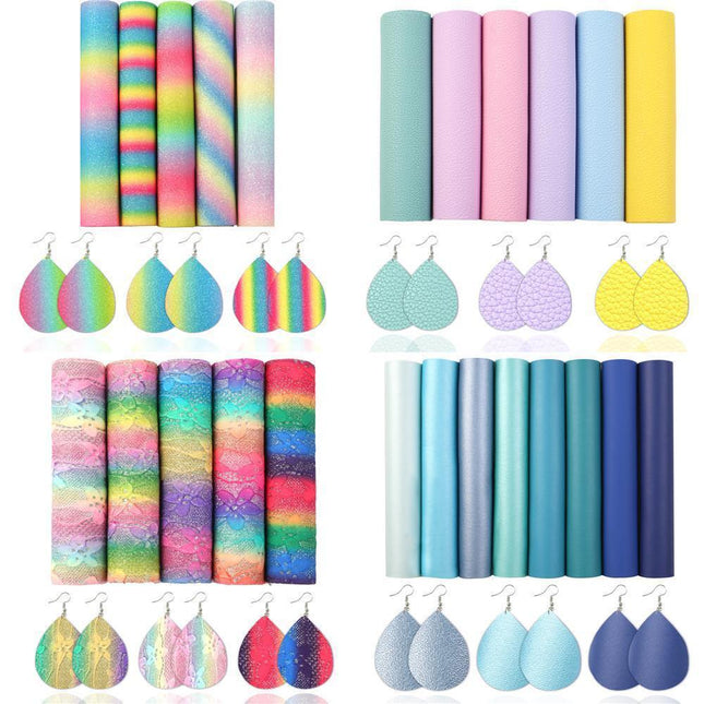 Vibrant Sparkle Faux Leather Craft Kit