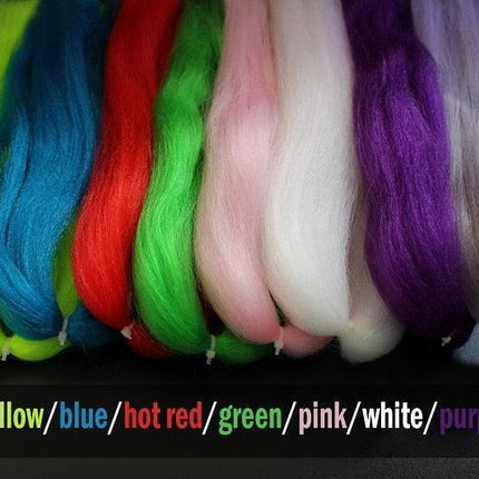 Vibrant Synthetic Fiber Fly Tying Kit - Endless Creativity Awaits