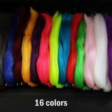 Vibrant Synthetic Fiber Fly Tying Kit - Endless Creativity Awaits