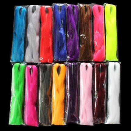 Vibrant Synthetic Fiber Fly Tying Kit - Endless Creativity Awaits