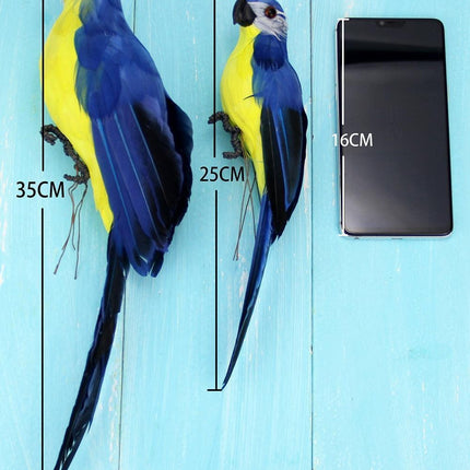 Vibrant Tropical Parrot Garden Sculpture - Realistic Outdoor Bird Decor - Très Elite