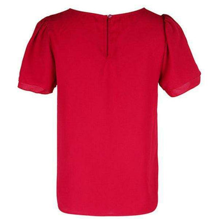 Vibrant Women's Casual Short Sleeve Blouse for Effortless Everyday Wear