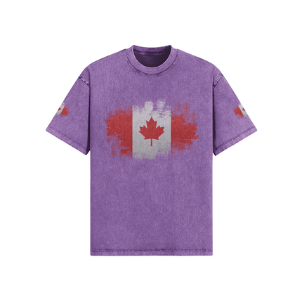 Vintage Distressed Cotton Tee: Unique Snow Washed Edition - Très Elite