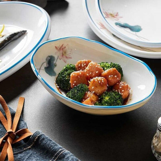 Vintage Floral Melamine Serving Tray for Elegant Entertaining