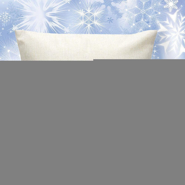 Vintage-Inspired Christmas Linen Pillow Cover for Festive Home Decor