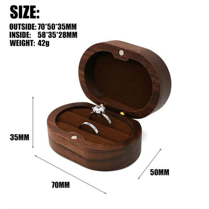 Vintage-Inspired Travel Jewelry Box with Ring Holder - Elegant Storage for Special Occasions - Très Elite