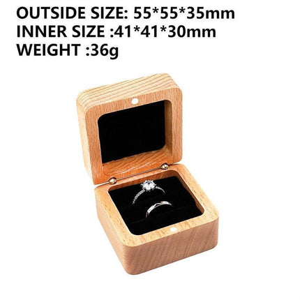 Vintage-Inspired Travel Jewelry Box with Ring Holder - Elegant Storage for Special Occasions - Très Elite