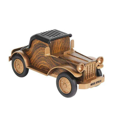 Vintage Style Bluetooth Speaker with Enhanced Bass - Perfect Audio Companion for Music Lovers