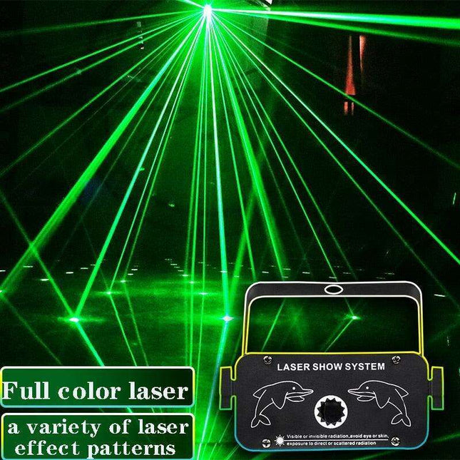 Voice-Controlled RGB Laser Light Show Projector for Exceptional Home Entertainment