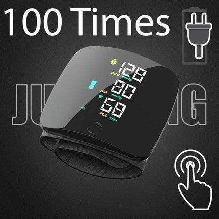 Voice-Controlled Smart Wrist Blood Pressure Tracker with Long Battery Life - Très Elite