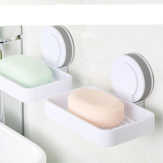 Wall-Mounted Soap Dish with Advanced Drainage Feature
