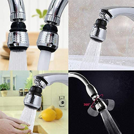 Water-Saving 360° Swivel Faucet Attachment for Eco-Conscious Living.