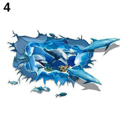 Whimsical 3D Animal Wall Stickers - Fun and Removable Home Decor..