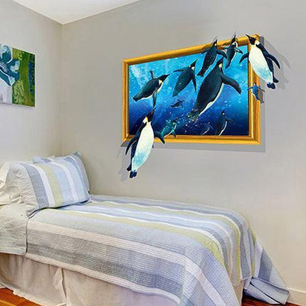 Whimsical 3D Animal Wall Stickers - Fun and Removable Home Decor..